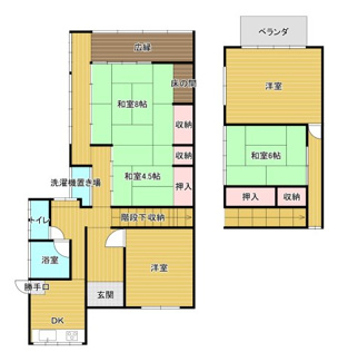 【間取り】 | 鳥取市本町5丁目中古戸建て