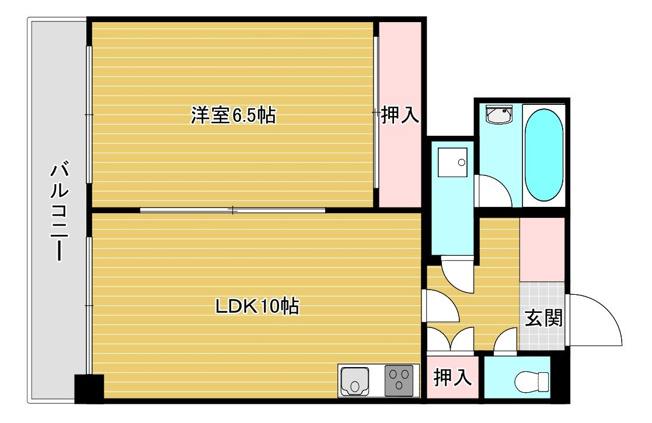 【間取り】 | ダイアパレス博多駅前 | 現況優先。