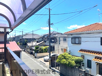 【展望】 | 伊丹市平松３丁目中古テラスハウス | バルコニーからの眺望です♪閑静な住宅街です！