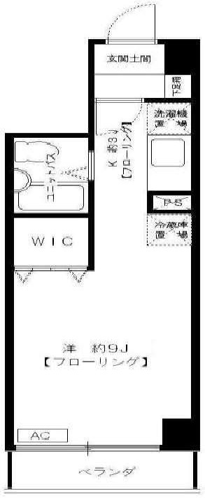 オーロラ三田の間取り