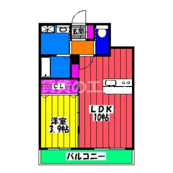 【間取り】 | 第４７川崎ビル | 第４７川崎ビルの間取り