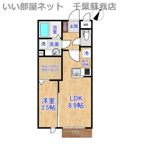 ベイリーフの間取り