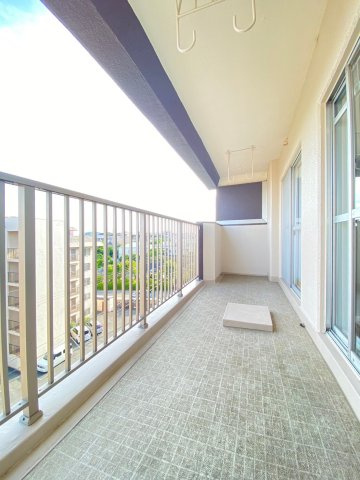 茨木春日丘グリーンハイツBのバルコニー