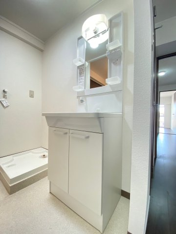 茨木春日丘グリーンハイツBの洗面所