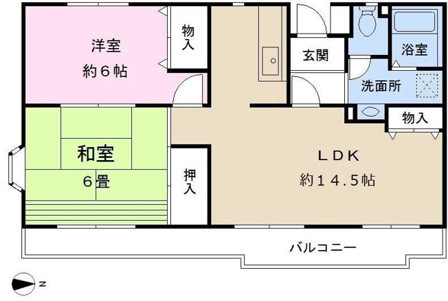 【間取り】 | クレール豊中曽根