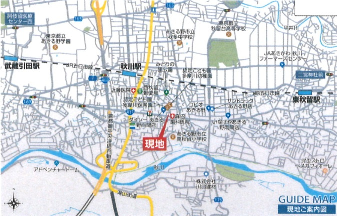 あきる野雨間　新築　全1棟の地図|あきる野市雨間732番9付近で検索してください