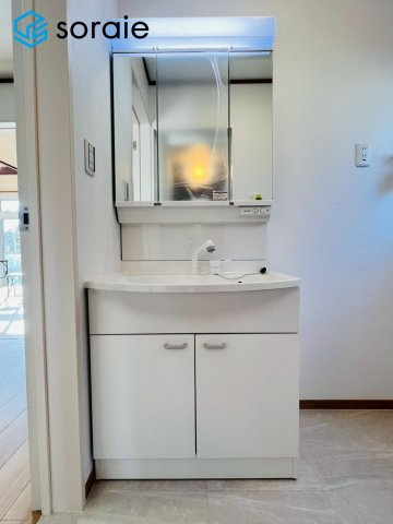狭山市下広瀬　中古戸建の独立洗面台|2月23日撮影