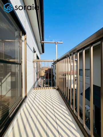 狭山市下広瀬　中古戸建のバルコニー|2月23日撮影