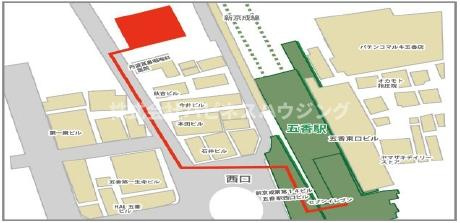 INSURANCE(インシュランス)BLDG.(ビルディング)Ⅲ(スリー)五香の地図