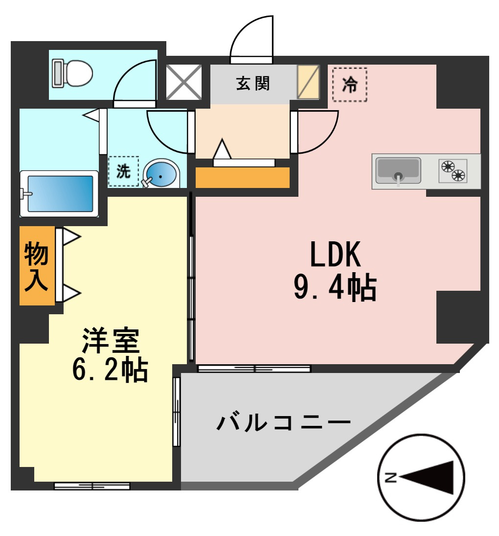ブロンシュ新小岩の間取り