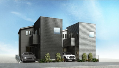 【外観パース】 | ◇◆瀬谷区本郷3丁目　新築戸建て　全2棟◆◇ | ◆一戸建てを中心とした街並みが整然と続き、周辺は高い建物が建っていないので、緑の多い閑静な趣を感じる環境です。街並みや周辺環境も重要なポイントです！！