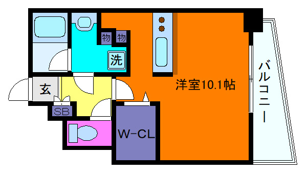 パレス東洋神戸６号館の間取り