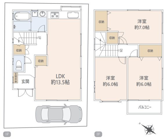 横浜市南区三春台 中古戸建て【仲介手数料無料】の間取り