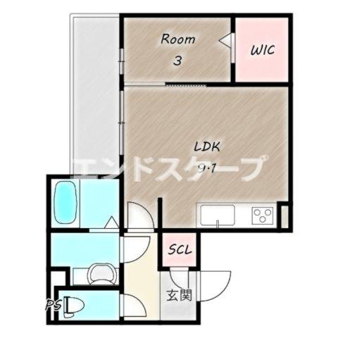 ラルジュ飯塚の間取り|高崎、前橋、伊勢崎エリアのお部屋探しはエンドスケープまで！お客様の理想お聞かせ下さい♪