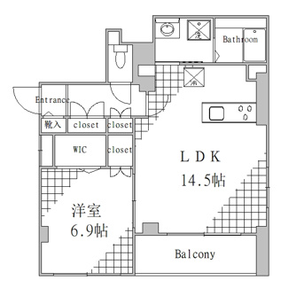 【間取り】 | ORME COURT KINSHICHO