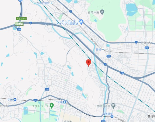 高砂市北浜町牛谷　中古戸建の地図