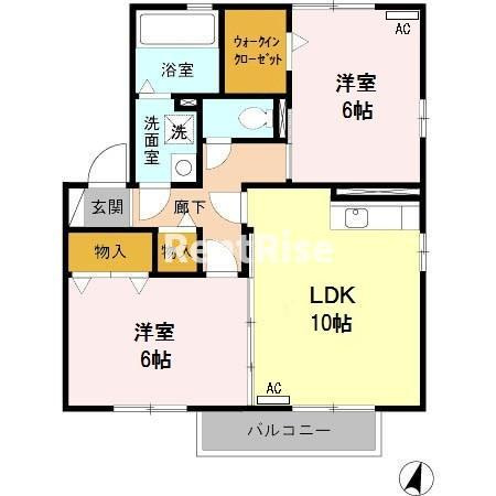リバティ ヒルズの間取り