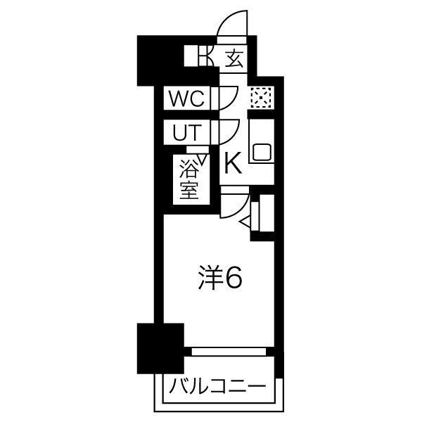プレサンスNAGOYAシティオの間取り