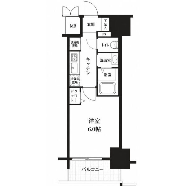 プレサンスNAGOYAシティオの間取り