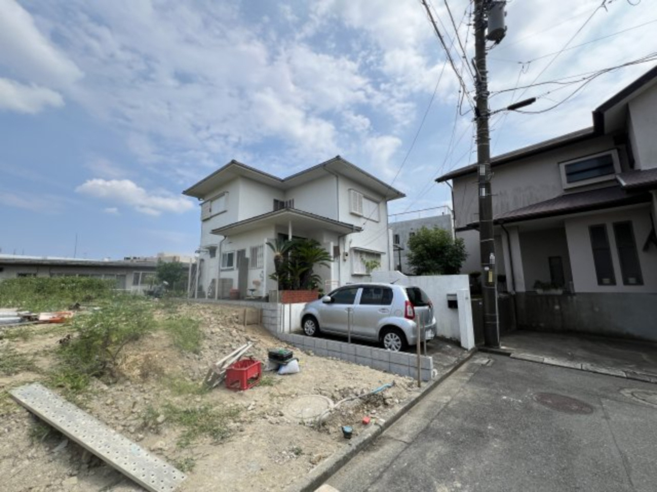 オーシャンビュー！海まで徒歩10分。建築条件付き物件の外観