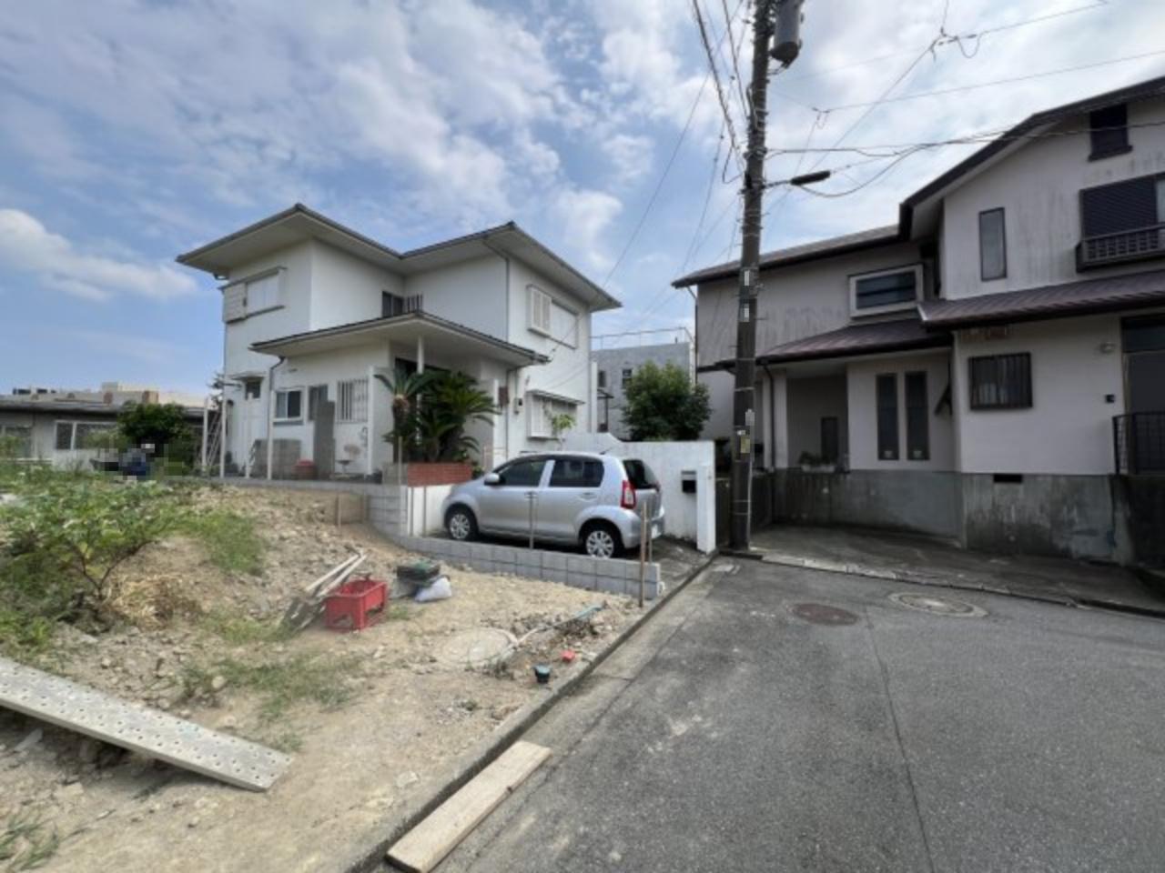 オーシャンビュー！海まで徒歩10分。建築条件付き物件の外観