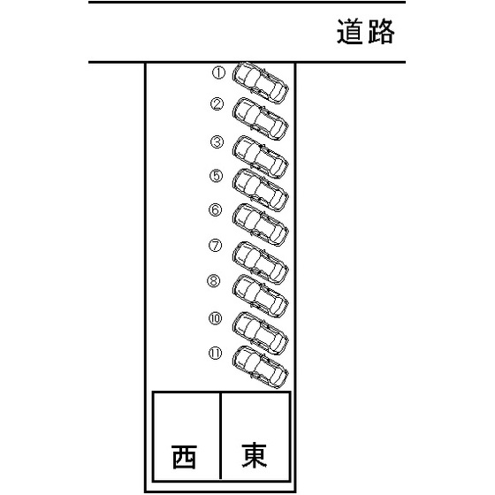 切通伏見貸家Ⅱの外観