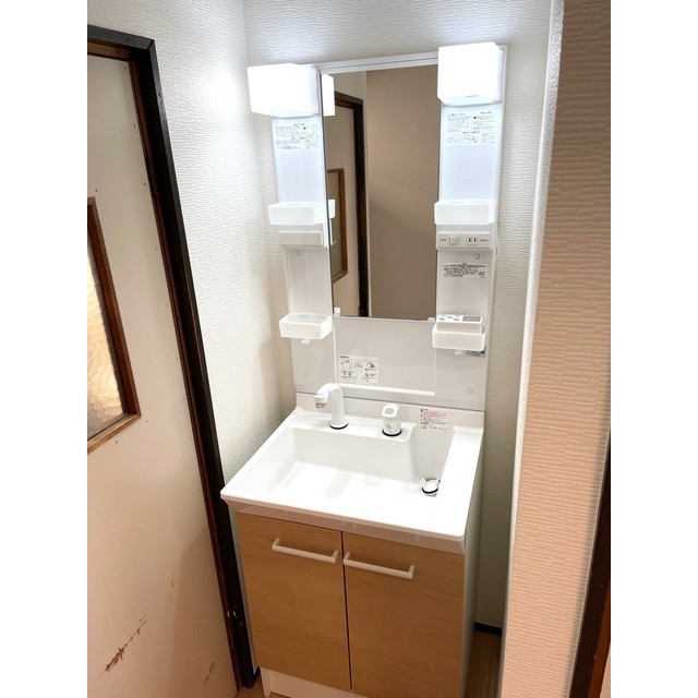 岐阜市折立の一戸建ての洗面所