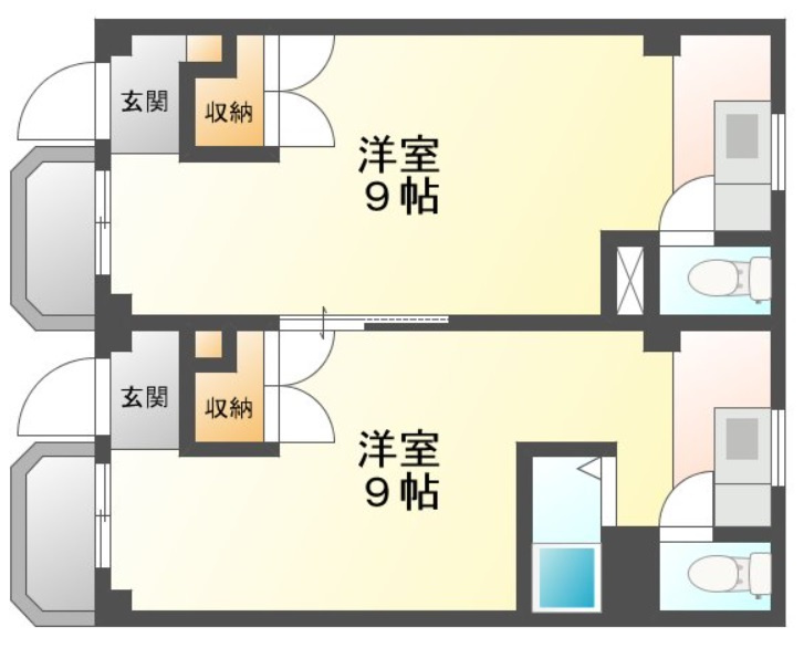 アイヨコヤマテナントの間取り