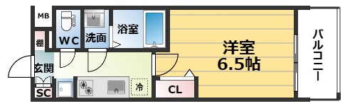 【間取り】 | プレサンス朝潮橋ベイ・ブリーズ