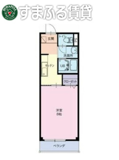 【間取り】 | シャルム５６　岡崎市橋目町