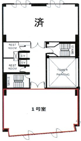 外濠スカイビルディングの間取り