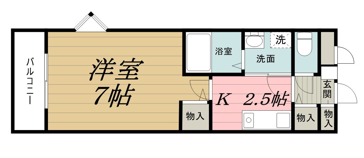 セモア中山の間取り