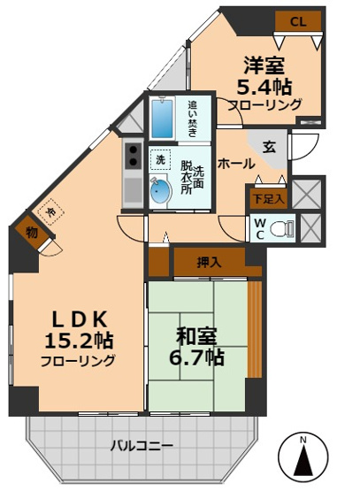 【間取り】 | クレスト和泉