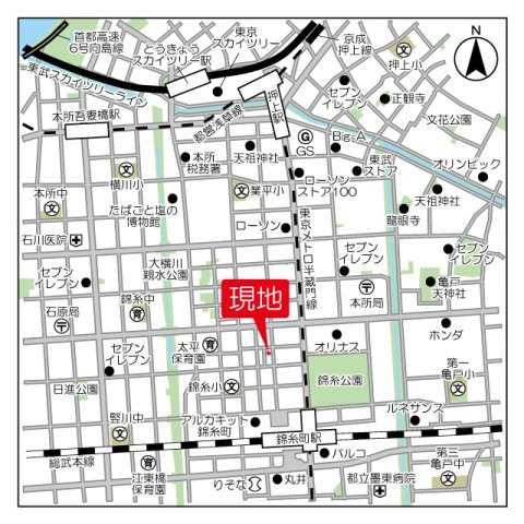 【地図】 | インプルーブ錦糸町