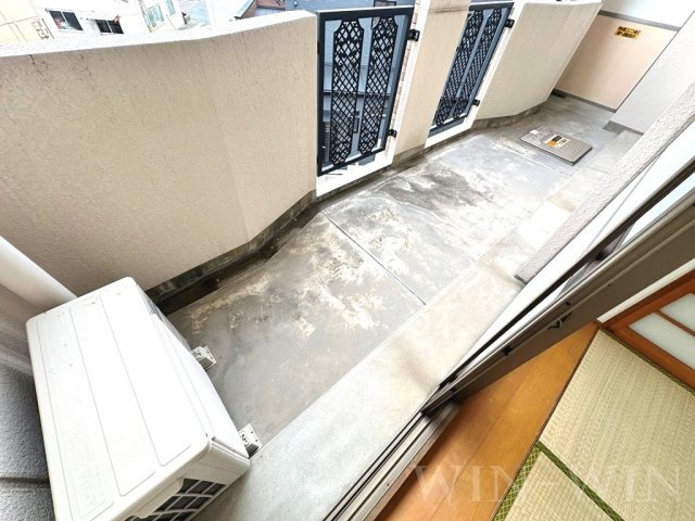 ボンヌシャンス 壱番館のバルコニー|イメージ（同建物内別部屋の写真です）