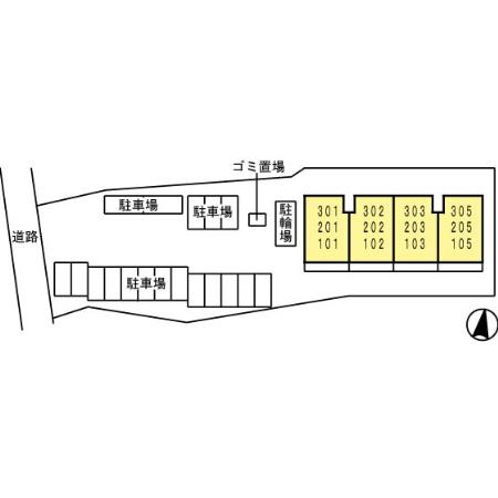 R ﾙﾐｴｰﾙ（ｱｰﾙﾙﾐｴｰﾙ）の区画図