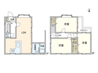 【間取り】 | 西宮市　堤町　中古戸建