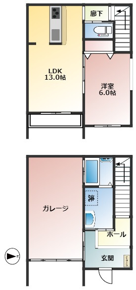 ＭＮガレージの間取り
