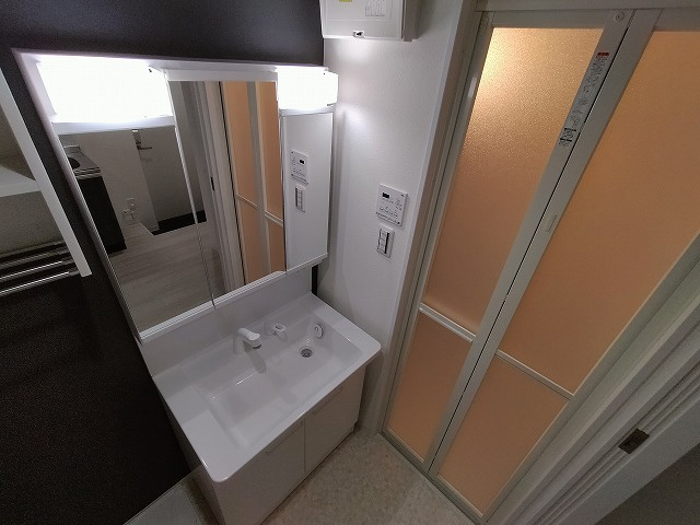 神戸市須磨区妙法寺字道正川のアパートの洗面所|シャンプードレッサー