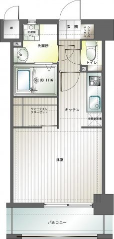 【間取り】 | エンクレスト博多Ⅲ