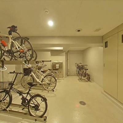 【その他共用部分】 | オープンレジデンシア中野坂上テラス | 駐輪場完備！