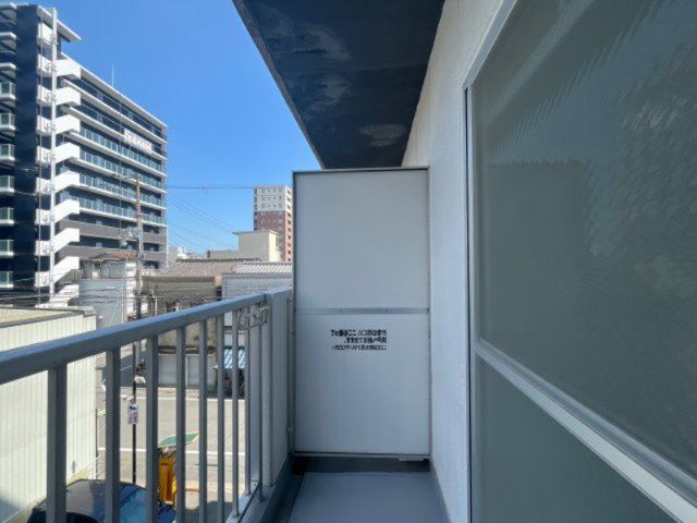 忍町中村コーポのバルコニー