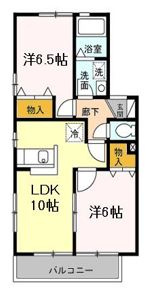 【間取り】 | ペニーレーンA