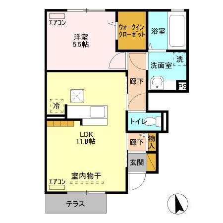 清流の杜 桜の間取り
