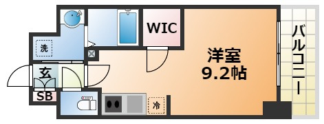 プレサンス神戸水木通ルミエスの間取り