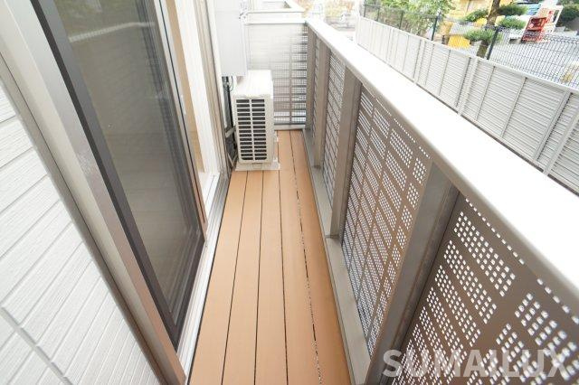 上益城郡御船町大字高木のアパートのバルコニー