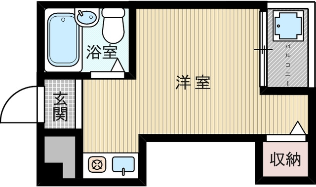 １Rのお部屋です。