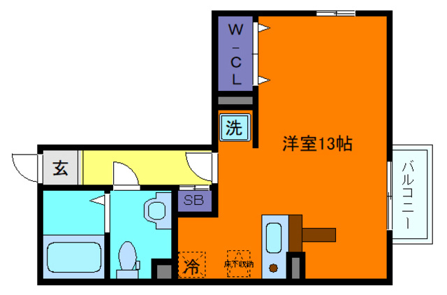 モナリエ六甲の間取り