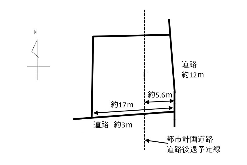 土地　八代3丁目の土地図