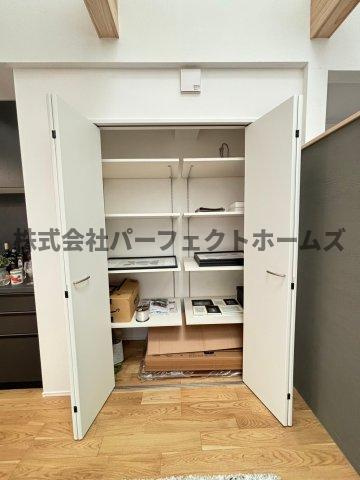 私部西2丁目戸建　賃貸の収納|収納豊富です